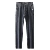 Factory direct sales of 2026 new summer thin high-end jeans for men, straight-leg loose stretch large-sized casual pants Item Picture